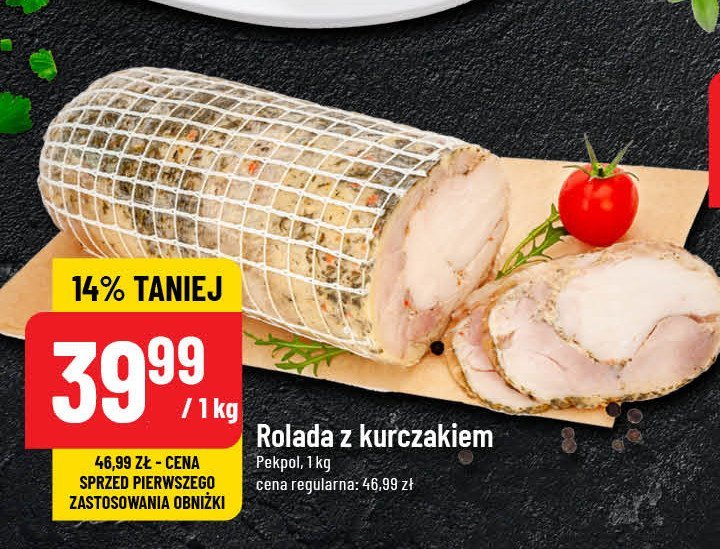 Rolada z kurczakiem Pekpol promocja