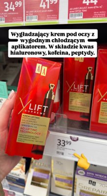  Supreme krem-lifting peptydowo-kolagenowy pod oczy  promocja w Rossmann
