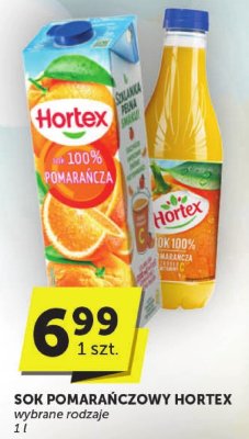 Sok pomarańczowy Hortex promocja w Euro Sklep