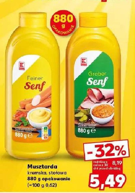 Musztarda kremska K-CLASSIC DELICIOUS promocja