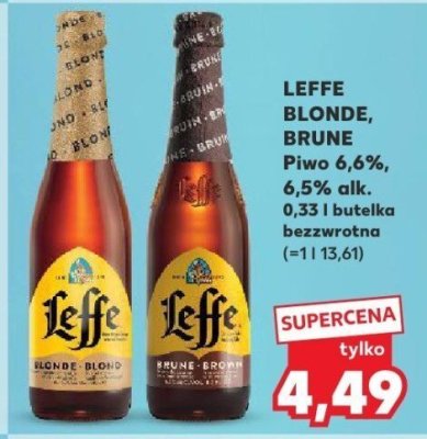 Piwo Brune promocja w Kaufland