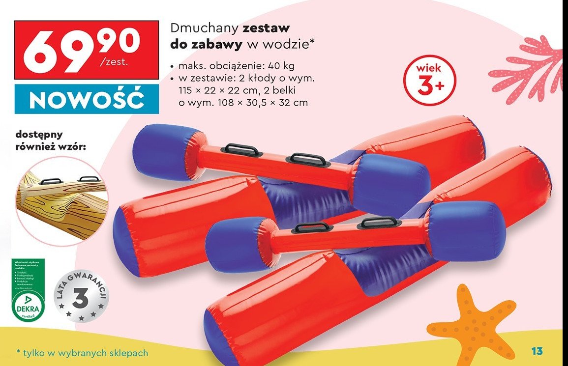 Zestaw do zabawy w wodzie promocja w Biedronka