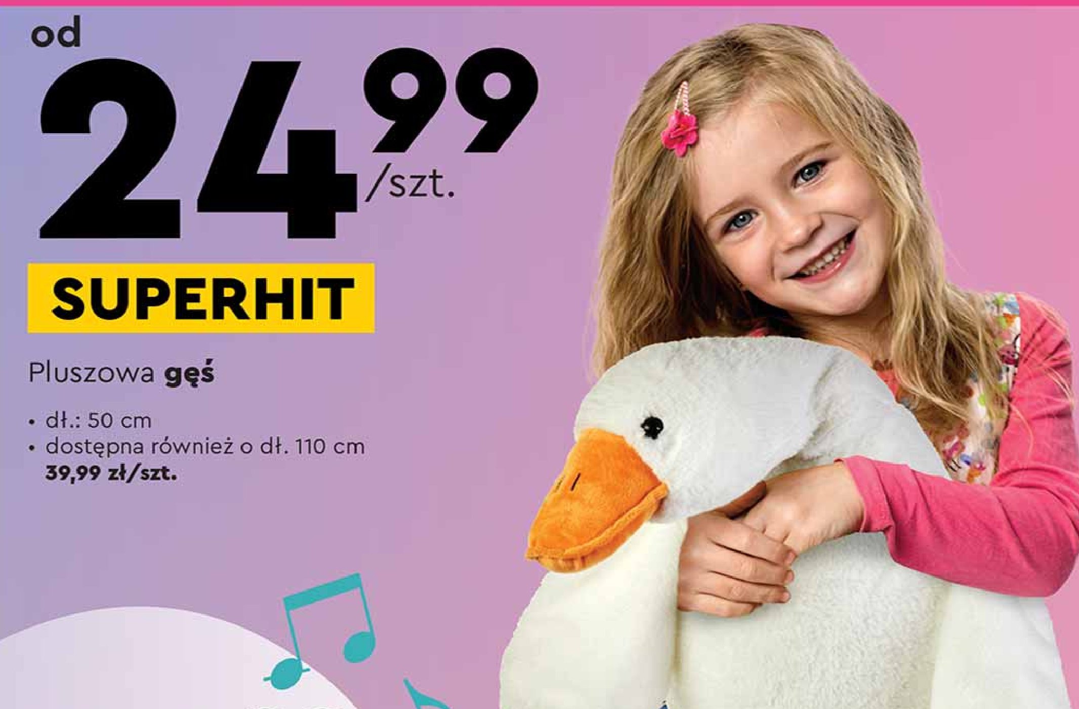 G臋艣 pluszowa promocja