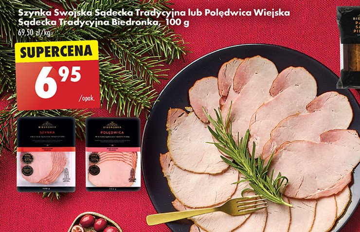 Polędwica wiejska sądecka tradycyjna Biedronka promocja