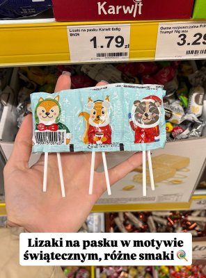 Lizaki na pasku różne smaki promocja w Dino