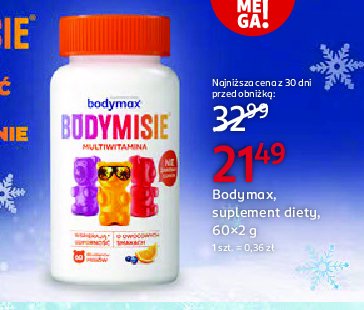 Żelki misie owocowe Bodymax bodymisie promocja