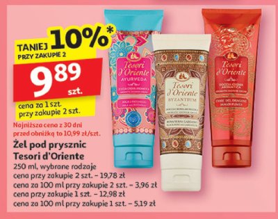 呕el pod prysznic fiore del dragone Tesori d'oriente promocja