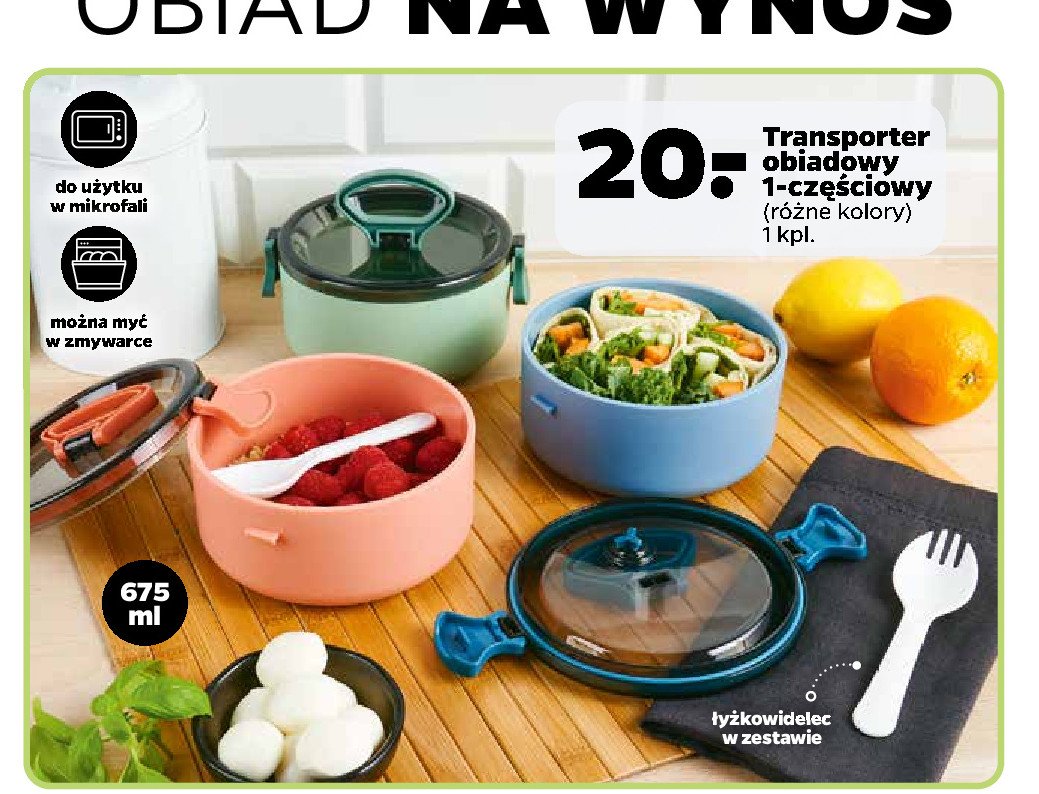 Transporter obiadowy promocja