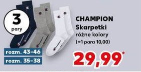 Skarpety damskie Champion promocja w Kaufland