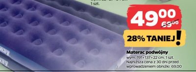 Materac 2-osobowy wym. 191 x 137 x 22 cm Bestway promocja