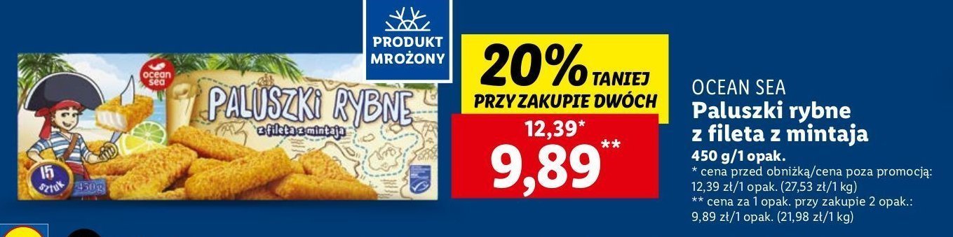 Paluszki rybne Oceansea promocja