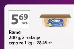 Margaryna Rama solona promocja w Auchan