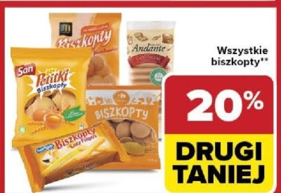 Wszystkie biszkopty -20% promocja w Carrefour