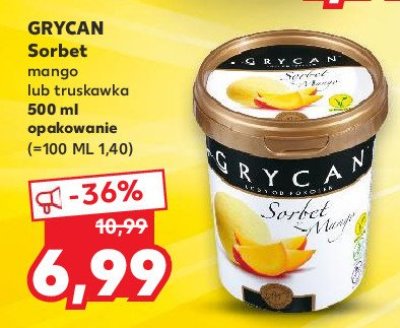 Sorbet z mango Grycan promocja