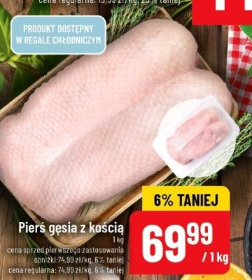 Pierś gęsia z kością promocja w POLOmarket