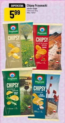 Chipsy Przysnacki różne rodzaje promocja w POLOmarket