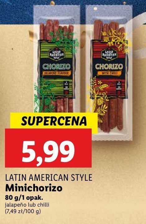 Chorizo z jalapeno Alma latina promocja