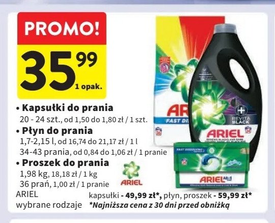 Płyn do prania promocja