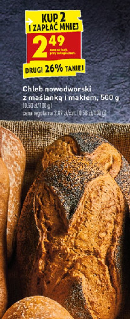 Chleb z makiem promocja w Kaufland