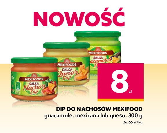 Dip guacamole MEXIFOOD MEXIFOODS promocja