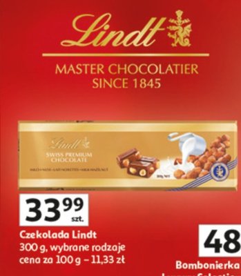 Czekolada Lindt promocja w Auchan