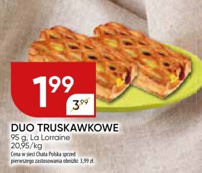 Duo truskawkowe La Lorraine promocja w Chata Polska