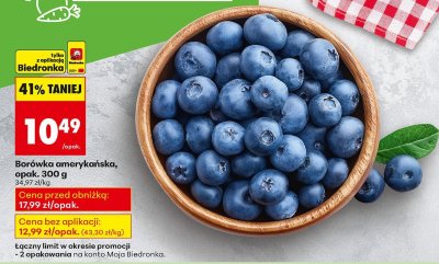 Borówka amerykańska Hortex promocja w Biedronka