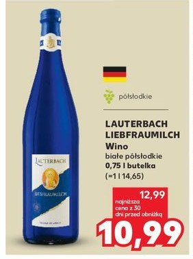 Wino Lauterbach liebfraumilch promocja