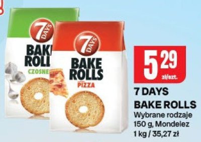 Bake rolls 7 Days, wybrane rodzaje promocja w Chorten