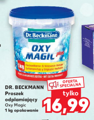 Odplamiacz oxy magic plus w wiaderku Dr. beckmann promocja