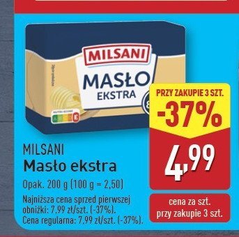 Masło extra Milsani promocja