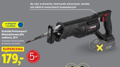Akumulatorowa piła szablasta promocja w Lidl