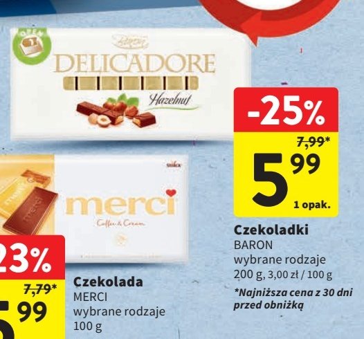 Batoniki orzechowe Delicadore promocja