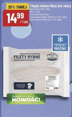 Tilapia nilowa filety bez skóry promocja w POLOmarket