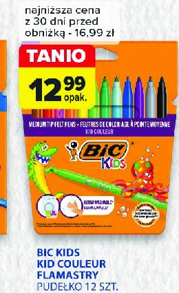 Flamastry kid couleur Bic kids promocja