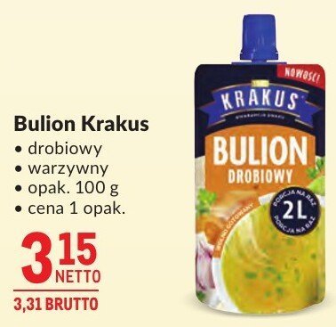 Bulion Krakus warzywny promocja w Makro