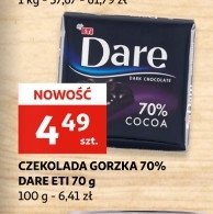 Czekolada gorzka 70 % Eti dare promocja