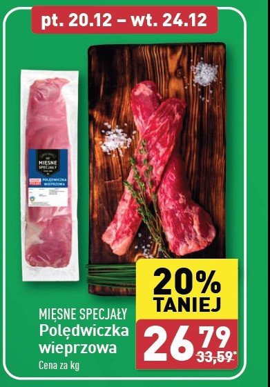 Polędwiczka wieprzowa Mięsne specjały zawsze świeże (aldi) promocja w Aldi