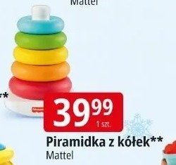 Piramidka z kółek Mattel promocja w Leclerc