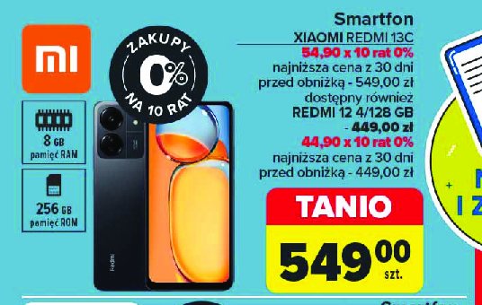 Smartfon redmi 12 4/128 gb Xiaomi promocja