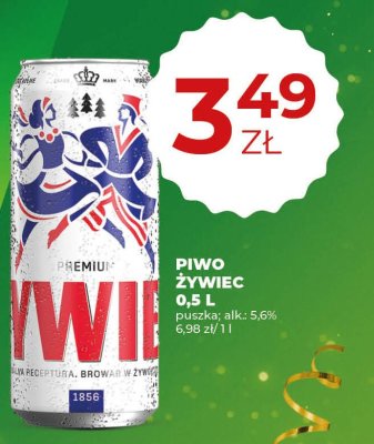 Piwo Żywiec 0,5 L promocja w Duży Ben