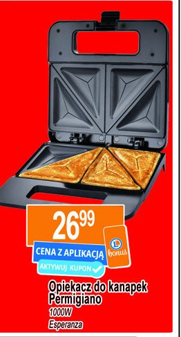 Opiekacz do kanapek parmigiano Esperanza promocja