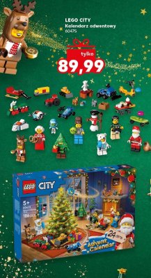 Kalendarz adwentowy LEGO CITY 60475 promocja w Kaufland