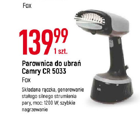 Parownica do ubrań cr 5033 Camry promocja