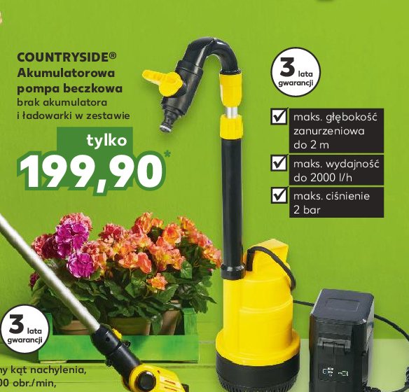Pompa akumulatorowa beczkowa K-classic countryside promocja