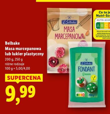 Masa marcepanowa lub lukier plastyczny promocja w Lidl