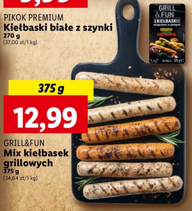 Kiełbaski grillowe mix Grill and fun promocja