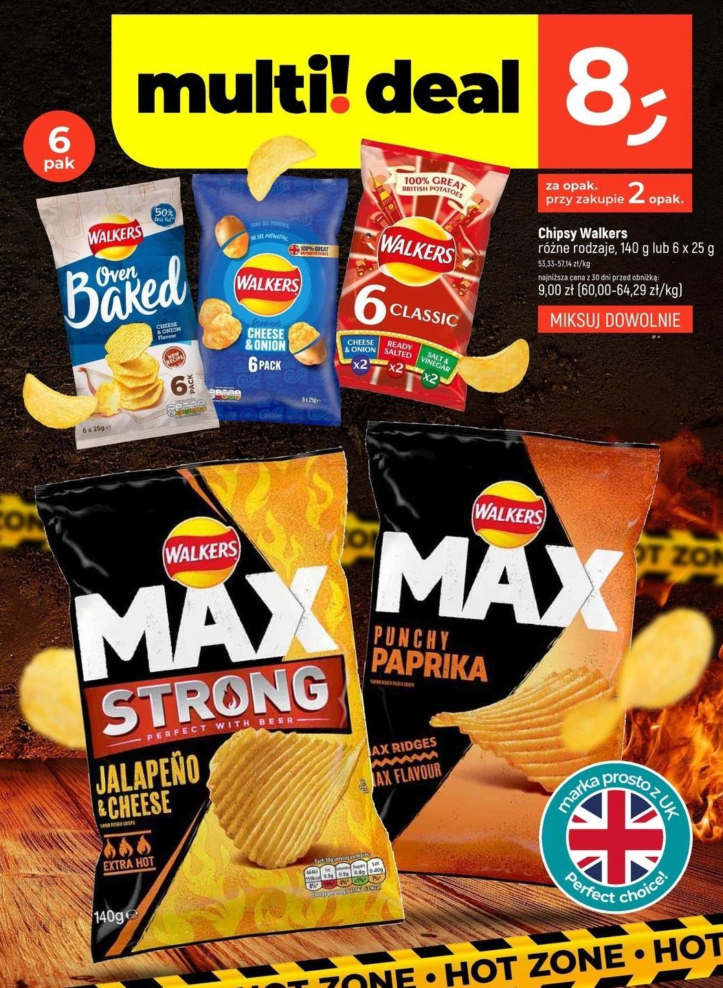 Chipsy jalapeno & cheese Lay's max strong promocja