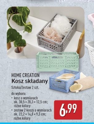 Kosz sk艂adany 30.5 x 20.3 x 12.5 cm Home creation promocja