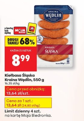 Kie艂basa promocja w Biedronka